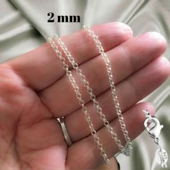 Top 10 βοΈ Basis -Halsketting- Zilverkleur- 50 Cm- Jasseron- 2 Mm-Charme Bijoux π 9 Top 10 βοΈ Basis -Halsketting- Zilverkleur- 50 Cm- Jasseron- 2 Mm-Charme Bijoux π -Sieraden-horloges Winkel 550x550 193