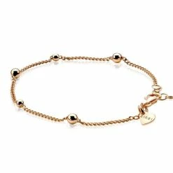 Gloednieuw ⭐ ZINZI Zilveren Fantasie Armband Rose Verguld 17-20 Cm ZIA987R 😀