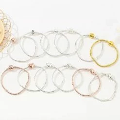 Promo 🌟 EmmyRovi Verzilverde Bedelarmband | 17 Cm | Verzilverde Armband | Rose Kleur | Armband Zonder Bedel | Verzilverd | Cadeau Kerst / Sinterklaas / Feestdagen Tip | Geschikt Voor Pandora Bedels 🔔 -Sieraden-horloges Winkel 550x550 207