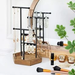 Beste Pirce 🧨 SONGMICS Sieraden Display Stand Houder, Metaal En Hout Sieradenboom, Voor Kettingen, Armbanden, Oorbellen, Studs, Ringen, Cadeau-idee ⭐ 10 Beste Pirce 🧨 SONGMICS Sieraden Display Stand Houder, Metaal En Hout Sieradenboom, Voor Kettingen, Armbanden, Oorbellen, Studs, Ringen, Cadeau-idee ⭐ -Sieraden-horloges Winkel 550x550 212