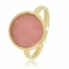 Begroting 🔔 My Bendel - Ring - Goud -met Roze Rhodeniet Edelsteen - My Bendel - Ring Goud Met 12 Mm Ronde Roze Rhodeniet Edelsteen - Met Luxe Cadeauverpakking ⭐ -Sieraden-horloges Winkel 550x550 22
