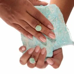 Groothandel 🥰 My Bendel - Ring Zilver - Met Blauwe Amazoniet Edelsteen - My Bendel - Schitterde Ring Met 12 Mm Ronde Amazoniet Edelsteen - De Aderen In Deze Steen Maken Iedere Ring Uniek - Met Luxe Cadeauverpakking 👍 -Sieraden-horloges Winkel 550x550 28