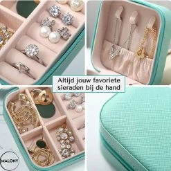 Goedkoopste ๐ Malony® Luxe Sieradendoos - Sieradenhouder - Juwelendoos - Compact – PU Leer - Licht Blauw ๐ 15 Goedkoopste ๐ Malony® Luxe Sieradendoos - Sieradenhouder - Juwelendoos - Compact – PU Leer - Licht Blauw ๐ -Sieraden-horloges Winkel 550x550 309