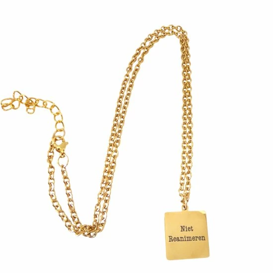 Goedkoop ๐ฅฐ 2 Love It Niet Reanimeren GKV - Ketting - Volledig RVS/Stainless Steel - 50 Cm + 5 Verlenging ๐ 4 Goedkoop ๐ฅฐ 2 Love It Niet Reanimeren GKV - Ketting - Volledig RVS/Stainless Steel - 50 Cm + 5 Verlenging ๐ - Afbeelding 2