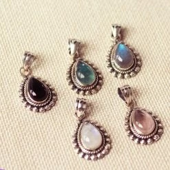 Nieuw 🌟 Terra Edela Natuursieraad - 925 Sterling Zilver Rozenkwarts Ketting Hanger - Luxe Edelsteen Sieraad - Handgemaakt 👍 -Sieraden-horloges Winkel 550x550 349