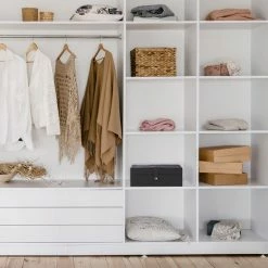 Beste Pirce ✔️ Relaxdays Sieradendoos - Juwelendoosje - Vakken - Sieradenkistje - Fluweel - Lederlook - Zwart 😍 -Sieraden-horloges Winkel 550x550 362