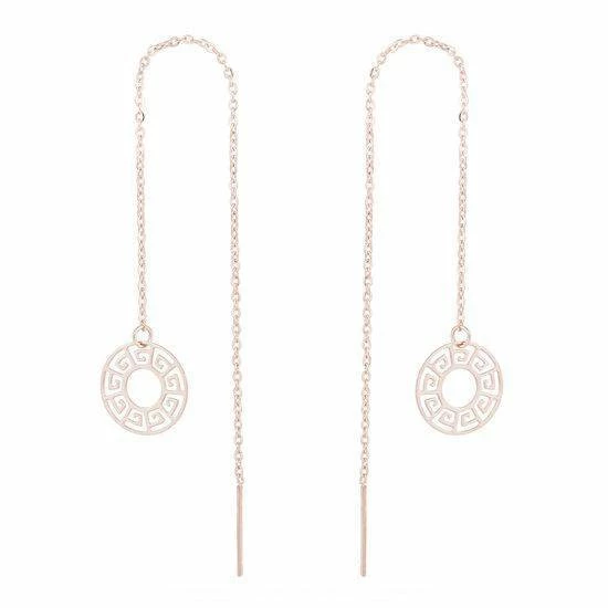 Gloednieuw π Aramat Jewels ® - Stalen Doortrekoorbellen Rosékleurig Boho Dames βοΈ 10 Gloednieuw π Aramat Jewels ® - Stalen Doortrekoorbellen Rosékleurig Boho Dames βοΈ - Afbeelding 8