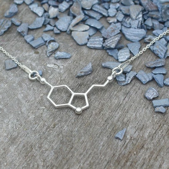 Begroting ✨ ARLIZI 1538 Ketting Serotonine Molecuul Hanger - Dames - 925 Zilver - 44 Cm 🥰 7 Begroting ✨ ARLIZI 1538 Ketting Serotonine Molecuul Hanger - Dames - 925 Zilver - 44 Cm 🥰 - Afbeelding 5
