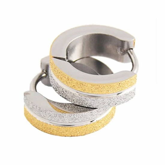 Top 10 🧨 Fako Bijoux® - Oorbellen - Oorringen - Stainless Steel - Glitter - Mat - Zilverkleurig 😍 4 Top 10 🧨 Fako Bijoux® - Oorbellen - Oorringen - Stainless Steel - Glitter - Mat - Zilverkleurig 😍 - Afbeelding 2