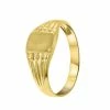 Coupon 💯 Lucardi - Unisex - Kinder Ring - Vierkant - Cadeau - 18 Karaat Goud - Goudkleurig 🎉 -Sieraden-horloges Winkel 550x550 468