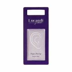 Top 10 🛒 Lucardi - Stalen Traguspiercing Goldplated Clicker Zirkonia ⭐ -Sieraden-horloges Winkel 550x550 475