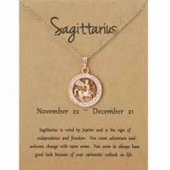 Coupon 😍 Bixorp Stars Boogschutter / Sagittarius Ketting Hanger Rosé Goud - Sterrenbeeld Hanger - Cadeau Voor Haar - Cadeau Voor Sinterklaas - Cadeau Voor Kerst 🧨