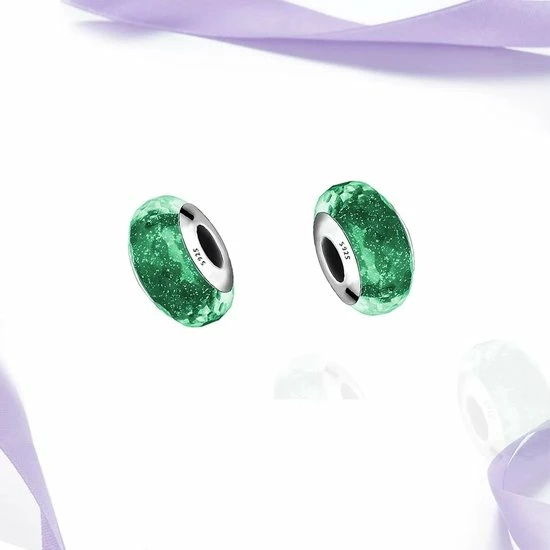 Goedkoopste π Romystones | Zilveren Bedel Glazen Kraal | Bedel Rond | Basic Groen | Sterling Zilver 925 | Bedels Beads | Sieraad Kerst / Sinterklaas Cadeau | Past Op Je Pandora Armband | β¨ 4 Goedkoopste π Romystones | Zilveren Bedel Glazen Kraal | Bedel Rond | Basic Groen | Sterling Zilver 925 | Bedels Beads | Sieraad Kerst / Sinterklaas Cadeau | Past Op Je Pandora Armband | β¨ - Afbeelding 2