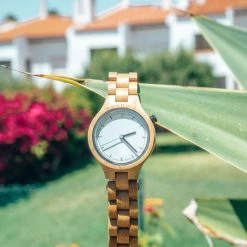 Flash-uitverkoop 🌟 Creative Use Of Technology Houten Horloge | Toendra | Bamboe | 35 Mm ⌛ -Sieraden-horloges Winkel 550x550 547