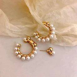 Coupon 😍 CiCi'De Jewelry Amsterdam Vintage Geïnspireerde Parel N Gouden Grote C Hoepel Oorbel-fancy-18k Goud Verguld-hoge Kwaliteit 😀 -Sieraden-horloges Winkel 550x550 579