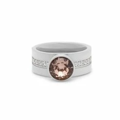 Promo 🤩 Melano Jewelry Melano Twisted Choose To Shine Ring Set - Dames - Zilverkleurig - Maat 54 😉