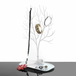 Goedkoopste 🎁 Ilenne Ilènne - Sieradenboom Hert Met Groot Gewei - Wit - 25x15x41xcm 🤩