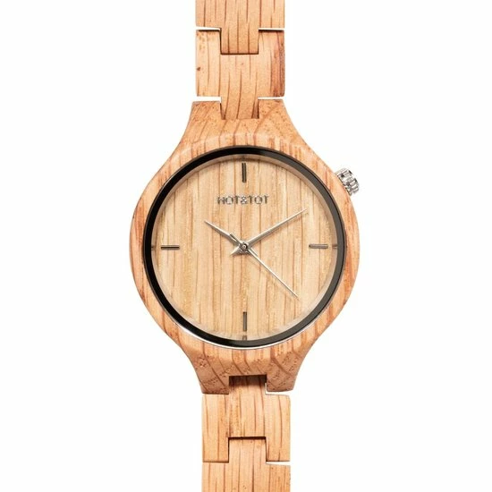 Groothandel ⭐ HOT&TOT | Oaklyn - Houten Horloge Voor Dames - Eikenhout - 32mm - Zilver 🤩 6 Groothandel ⭐ HOT&TOT | Oaklyn - Houten Horloge Voor Dames - Eikenhout - 32mm - Zilver 🤩 - Afbeelding 4