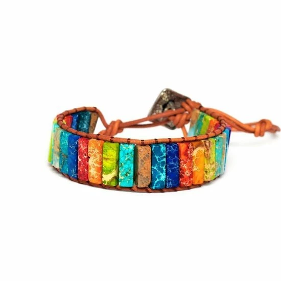 Beste recensies van π Zentana Bohemian Chakra Armband - Regenboog Jaspis - Overtuiging π― 4 Beste recensies van π Zentana Bohemian Chakra Armband - Regenboog Jaspis - Overtuiging π― - Afbeelding 2