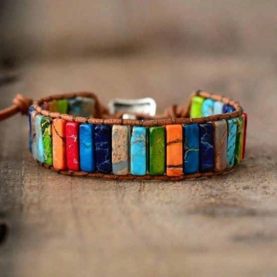 Beste recensies van π Zentana Bohemian Chakra Armband - Regenboog Jaspis - Overtuiging π― 6 Beste recensies van π Zentana Bohemian Chakra Armband - Regenboog Jaspis - Overtuiging π― - Afbeelding 4