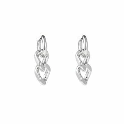Goedkoopste 🎉 Go Dutch Label Oorhangers Chain Zilver E2524-1 😍