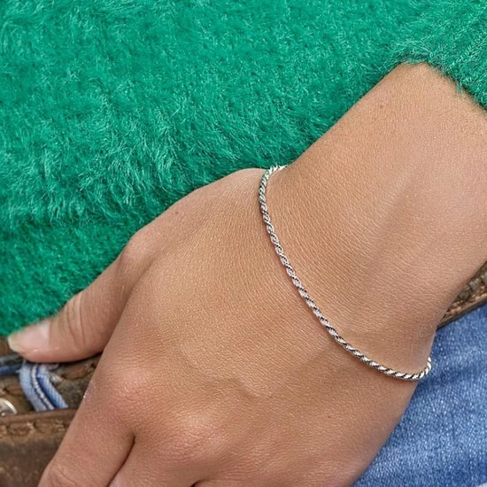 Goedkoop π YO&NO - Armband - Zilver - Koord - 2.0mm - 19cm - Gediamanteerd - Sieraden Vrouw - 925 Zilver π 4 Goedkoop π YO&NO - Armband - Zilver - Koord - 2.0mm - 19cm - Gediamanteerd - Sieraden Vrouw - 925 Zilver π - Afbeelding 2