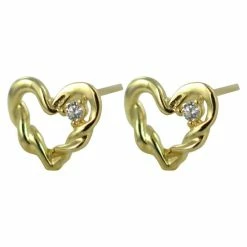 Top 10 🎉 Silventi 9NBSAM-G210045 Gouden Oorknopjes - Dames - Hartje - Zirkonia - 5,4 X 5,8 Mm - 14 Karaat - Goud 🔔
