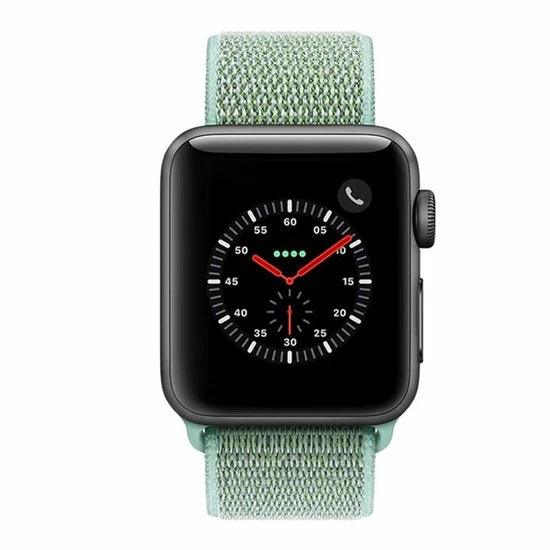 Flash-uitverkoop π RNZV - Apple β Watch Nylon Sport Loop Band - Groen - Geschikt Voor Apple β Watch Bandje 42 / 44 Mm - Series 1 2 3 4 5 6 7 SE - Smartwatch IWatch Horloge Band - 42mm 44mm - NYLON - GROEN π 4 Flash-uitverkoop π RNZV - Apple β Watch Nylon Sport Loop Band - Groen - Geschikt Voor Apple β Watch Bandje 42 / 44 Mm - Series 1 2 3 4 5 6 7 SE - Smartwatch IWatch Horloge Band - 42mm 44mm - NYLON - GROEN π - Afbeelding 2