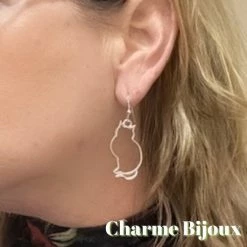 Beste deal 👍 Lange-Grote-Poes-Oorbellen-Metaal-Zilverkleur-Charme Bijoux 🎁 -Sieraden-horloges Winkel 550x550 805