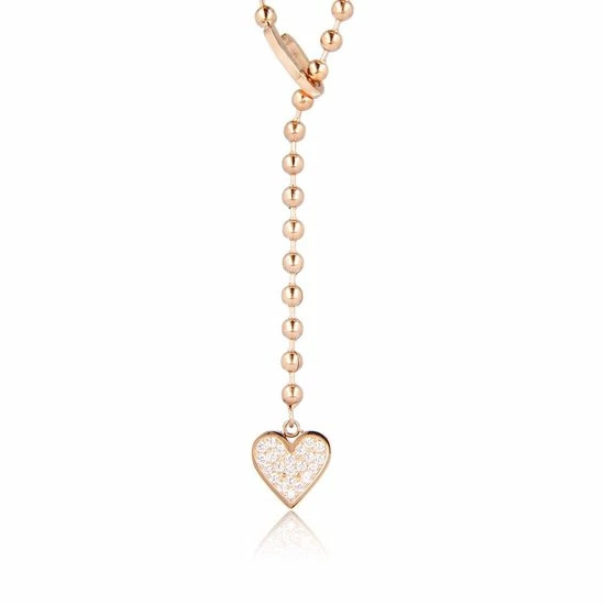 Groothandel π― My Bendel - Roségouden Ketting Met Zirkonia Hartje - Elegante Roségouden Ketting Met Hartje Gevuld Met Zirkonia Steentjes - Met Luxe Cadeauverpakking π 3 Groothandel π― My Bendel - Roségouden Ketting Met Zirkonia Hartje - Elegante Roségouden Ketting Met Hartje Gevuld Met Zirkonia Steentjes - Met Luxe Cadeauverpakking π