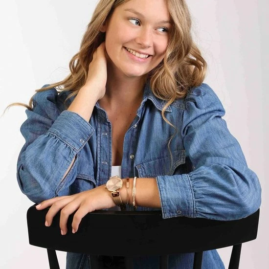 Flash-uitverkoop π― Lucardi - Dames Armband Roseplated Wit Kristal - Staal - Armband - Cadeau - Stijlvol - Rosékleurig β 8 Flash-uitverkoop π― Lucardi - Dames Armband Roseplated Wit Kristal - Staal - Armband - Cadeau - Stijlvol - Rosékleurig β - Afbeelding 6