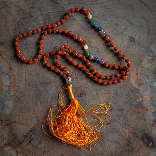 Goedkoop ❤️ Spiru Rudraksha Chakra Edelstenen Buddha Mala – 108 Kralen 💯 6 Goedkoop ❤️ Spiru Rudraksha Chakra Edelstenen Buddha Mala – 108 Kralen 💯 - Afbeelding 4