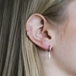 Beste Verkoop 🥰 Lucardi Zilveren Oorbellen Bliksemschicht 🤩 -Sieraden-horloges Winkel 550x550 886