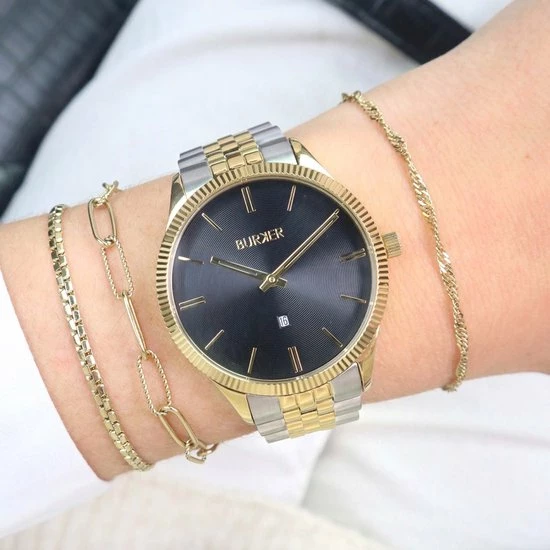 Goedkoopste β¨ BURKER β Watches BURKER Nicky - Rond Dames Polshorloge - Zwart Goud Zilver - 36 Mm π 11 Goedkoopste β¨ BURKER β Watches BURKER Nicky - Rond Dames Polshorloge - Zwart Goud Zilver - 36 Mm π - Afbeelding 9