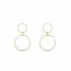 Aanbiedingen 🎁 Go Dutch Label Oorknoppen Dangling Hoop Goud E2799-2 😀 -Sieraden-horloges Winkel 550x550 949