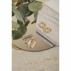 Nieuw ⭐ Karma Dames CreolenOorbellen Gouden Plating;Zilver - Goudkleurig 🤩 -Sieraden-horloges Winkel 550x550 983