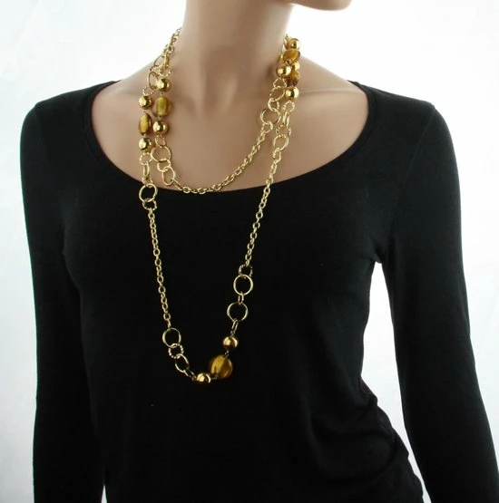 Beste Pirce ๐ Behave Lange Ketting Goudkleur โ 5 Beste Pirce ๐ Behave Lange Ketting Goudkleur โ - Afbeelding 3