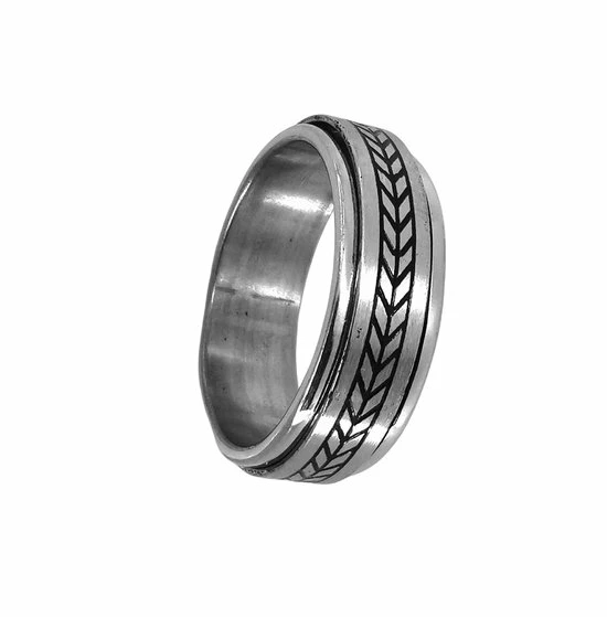 Beste Pirce π Lili 41 - RVS - Stress Ringen - Maat 18 - Tattoo Band, 2 Losse Ring Op Elkaar (ook Wel Stress Ring Genoemd) π 4 Beste Pirce π Lili 41 - RVS - Stress Ringen - Maat 18 - Tattoo Band, 2 Losse Ring Op Elkaar (ook Wel Stress Ring Genoemd) π - Afbeelding 2