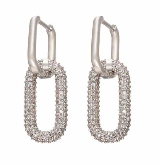 Goedkoop π Jobo By Jet - Sparkle Earrings - Zilverkleurig - Ovalen Dames Oorbellen Met Hanger βοΈ 3 Goedkoop π Jobo By Jet - Sparkle Earrings - Zilverkleurig - Ovalen Dames Oorbellen Met Hanger βοΈ