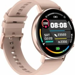 Aanbiedingen 😉 Belesy® Eighteen - Smartwatch Dames - Smartwatch Heren - Horloge - Full Circle - Super Mooi Scherm - 18 Wijzerplaten - Stappenteller - Bloeddruk - Mutli Sport - Milanees - Staal - Goud 😀 40 Aanbiedingen 😉 Belesy® Eighteen - Smartwatch Dames - Smartwatch Heren - Horloge - Full Circle - Super Mooi Scherm - 18 Wijzerplaten - Stappenteller - Bloeddruk - Mutli Sport - Milanees - Staal - Goud 😀 -Sieraden-horloges Winkel 550x571