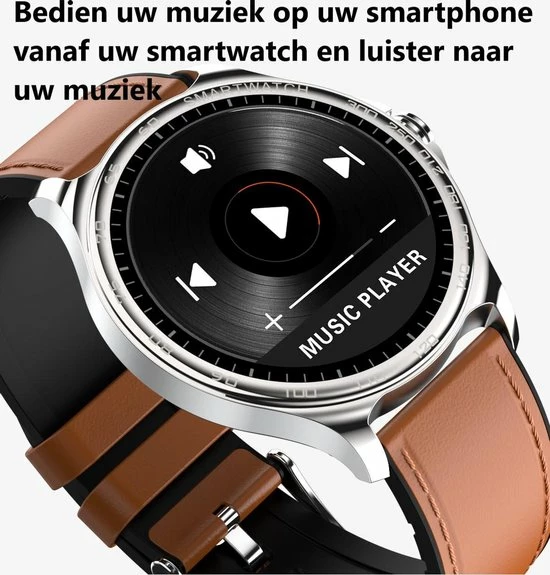 Goedkoop 🛒 Belesy® MARS - Smartwatch Dames - Smartwatch Heren - Horloge - Bloeddruk - ECG - Stappenteller - 1.3 Inch - Kleurenscherm - Full Touch - Zilver - Staal - Schakel 🔔 17 Goedkoop 🛒 Belesy® MARS - Smartwatch Dames - Smartwatch Heren - Horloge - Bloeddruk - ECG - Stappenteller - 1.3 Inch - Kleurenscherm - Full Touch - Zilver - Staal - Schakel 🔔 - Afbeelding 15