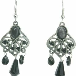 Goedkoop ✨ Behave Oorhanger Vintage Design Met Steentjes En Hangertjes 🌟