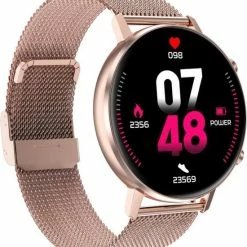 Aanbiedingen 😉 Belesy® Eighteen - Smartwatch Dames - Smartwatch Heren - Horloge - Full Circle - Super Mooi Scherm - 18 Wijzerplaten - Stappenteller - Bloeddruk - Mutli Sport - Milanees - Staal - Goud 😀 31 Aanbiedingen 😉 Belesy® Eighteen - Smartwatch Dames - Smartwatch Heren - Horloge - Full Circle - Super Mooi Scherm - 18 Wijzerplaten - Stappenteller - Bloeddruk - Mutli Sport - Milanees - Staal - Goud 😀 -Sieraden-horloges Winkel 550x600