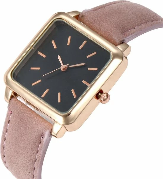 Beste recensies van 🥰 Fashion Favorite Vesper Black Square Horloge | Oudroze | Vierkant | Kunstleer | Ø 30 Mm ⭐ 4 Beste recensies van 🥰 Fashion Favorite Vesper Black Square Horloge | Oudroze | Vierkant | Kunstleer | Ø 30 Mm ⭐ - Afbeelding 2