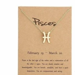 Begroting 🤩 Bixorp Stars Vissen / Pisces Ketting Goudkleurig - Sterrenbeeld Hanger - Cadeau Voor Haar - Cadeau Voor Sinterklaas - Cadeau Voor Kerst ✨