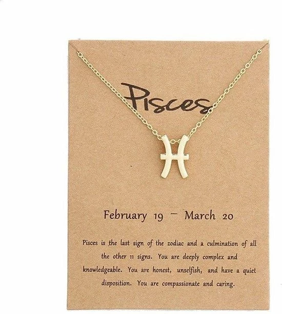 Begroting 🤩 Bixorp Stars Vissen / Pisces Ketting Goudkleurig - Sterrenbeeld Hanger - Cadeau Voor Haar - Cadeau Voor Sinterklaas - Cadeau Voor Kerst ✨ 3 Begroting 🤩 Bixorp Stars Vissen / Pisces Ketting Goudkleurig - Sterrenbeeld Hanger - Cadeau Voor Haar - Cadeau Voor Sinterklaas - Cadeau Voor Kerst ✨