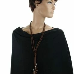 Top 10 ⌛ Behave Lange Ketting Met Suède En Facet Geslepen Kralen 🥰 -Sieraden-horloges Winkel 550x624