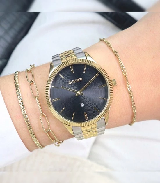 Goedkoopste β¨ BURKER β Watches BURKER Nicky - Rond Dames Polshorloge - Zwart Goud Zilver - 36 Mm π 5 Goedkoopste β¨ BURKER β Watches BURKER Nicky - Rond Dames Polshorloge - Zwart Goud Zilver - 36 Mm π - Afbeelding 3