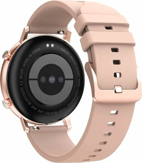 Aanbiedingen 😉 Belesy® Eighteen - Smartwatch Dames - Smartwatch Heren - Horloge - Full Circle - Super Mooi Scherm - 18 Wijzerplaten - Stappenteller - Bloeddruk - Mutli Sport - Milanees - Staal - Goud 😀 16 Aanbiedingen 😉 Belesy® Eighteen - Smartwatch Dames - Smartwatch Heren - Horloge - Full Circle - Super Mooi Scherm - 18 Wijzerplaten - Stappenteller - Bloeddruk - Mutli Sport - Milanees - Staal - Goud 😀 - Afbeelding 15