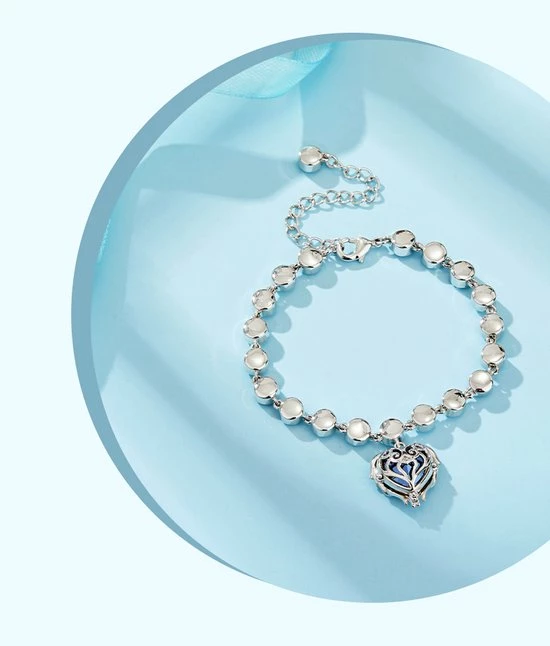 Kopen β¨ QoF Paarse Swarovski® Kristal Hart Armband π 4 Kopen β¨ QoF Paarse Swarovski® Kristal Hart Armband π - Afbeelding 2
